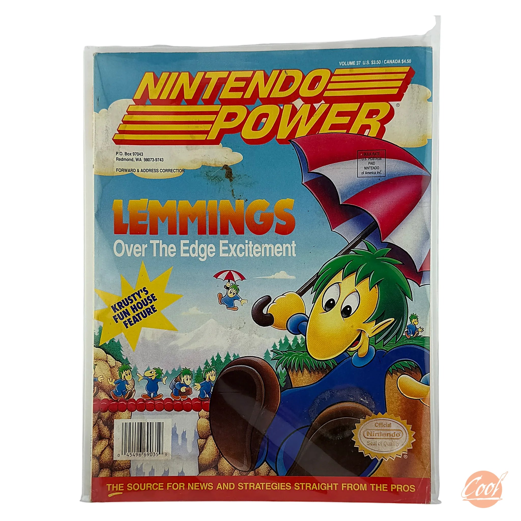 Nintendo Power – Lemmings [Volume 37 with Poster]