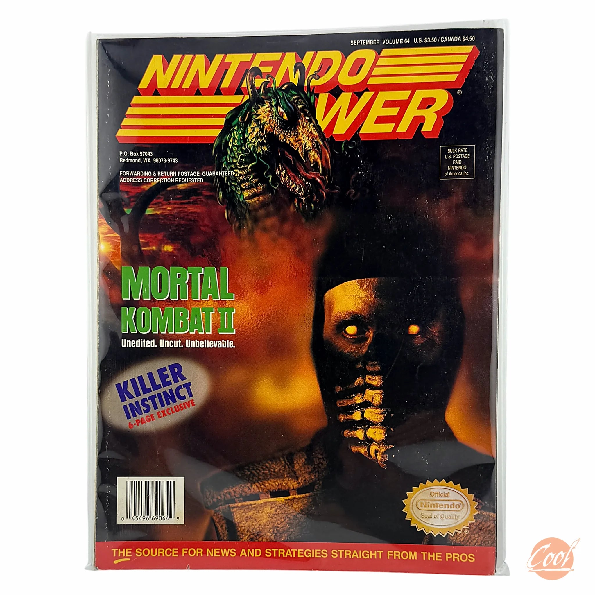 Nintendo Power - Mortal Kombat II [Vol. 64 with Poster]