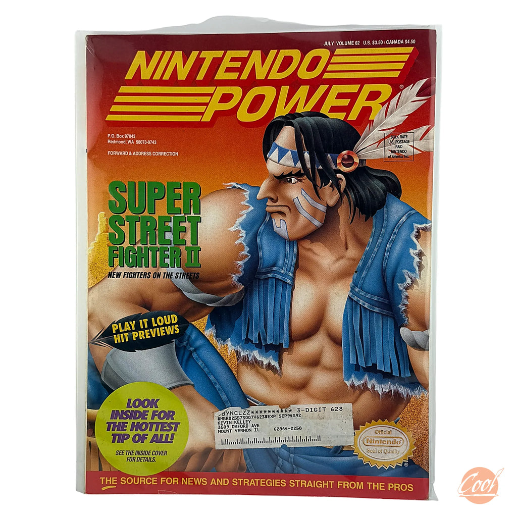 Nintendo Power - Super Street Fighter 2 [Volume 62 with Poster]