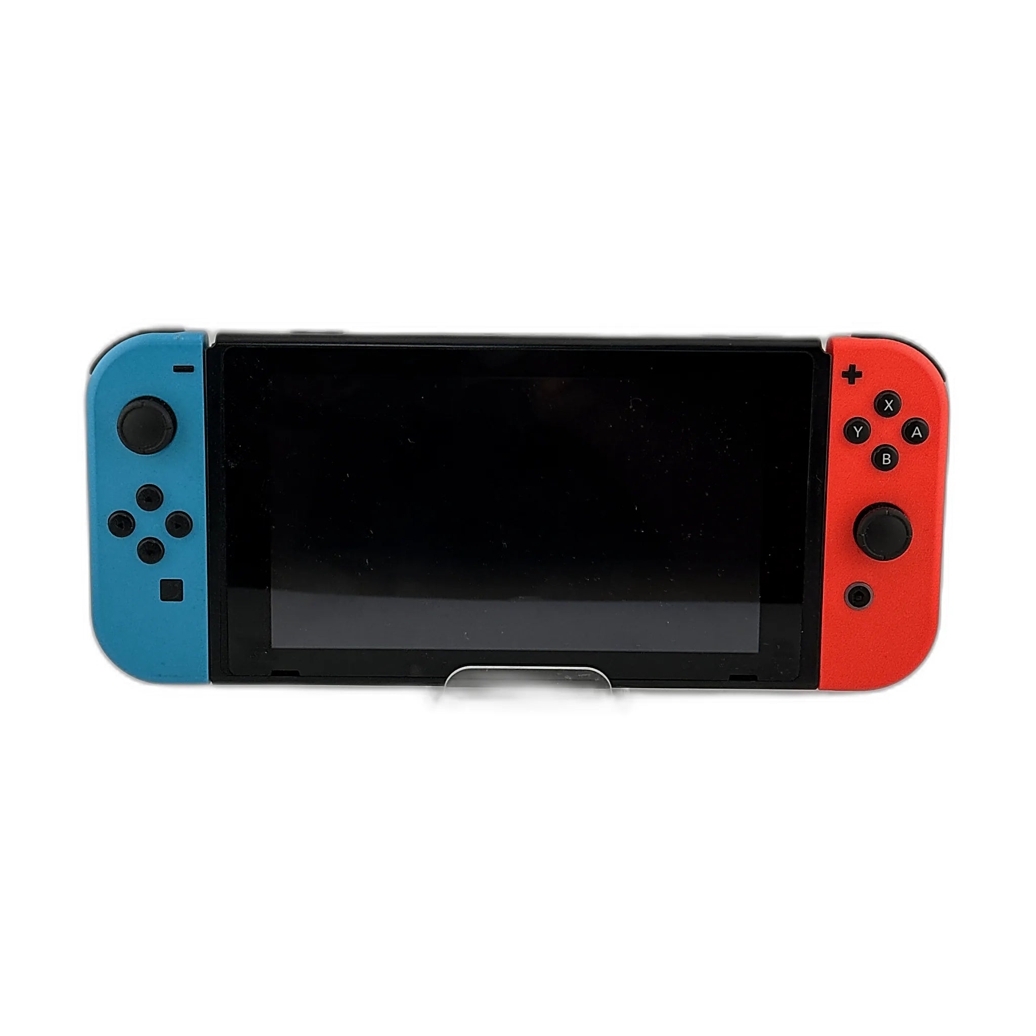 Nintendo Switch with Blue and Red Joy-con