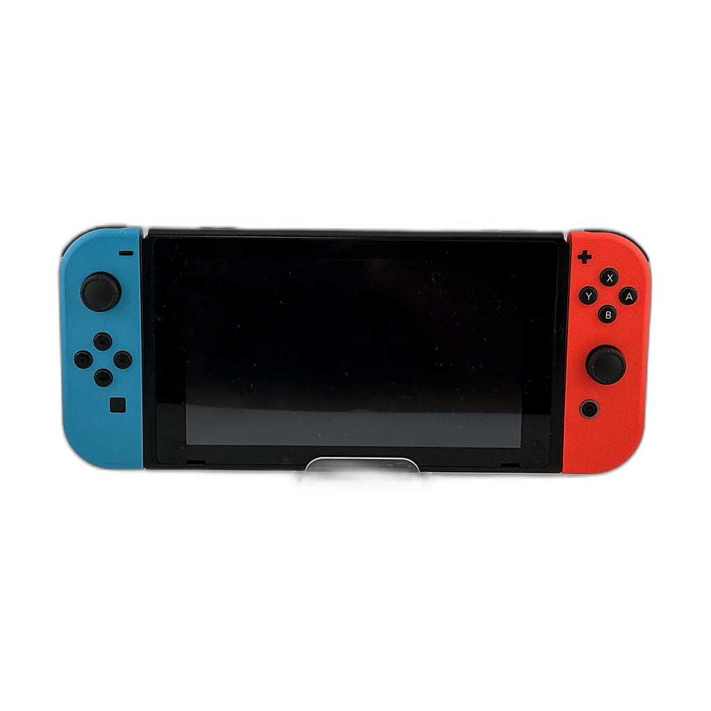 Nintendo Switch with Blue and Red Joy-con