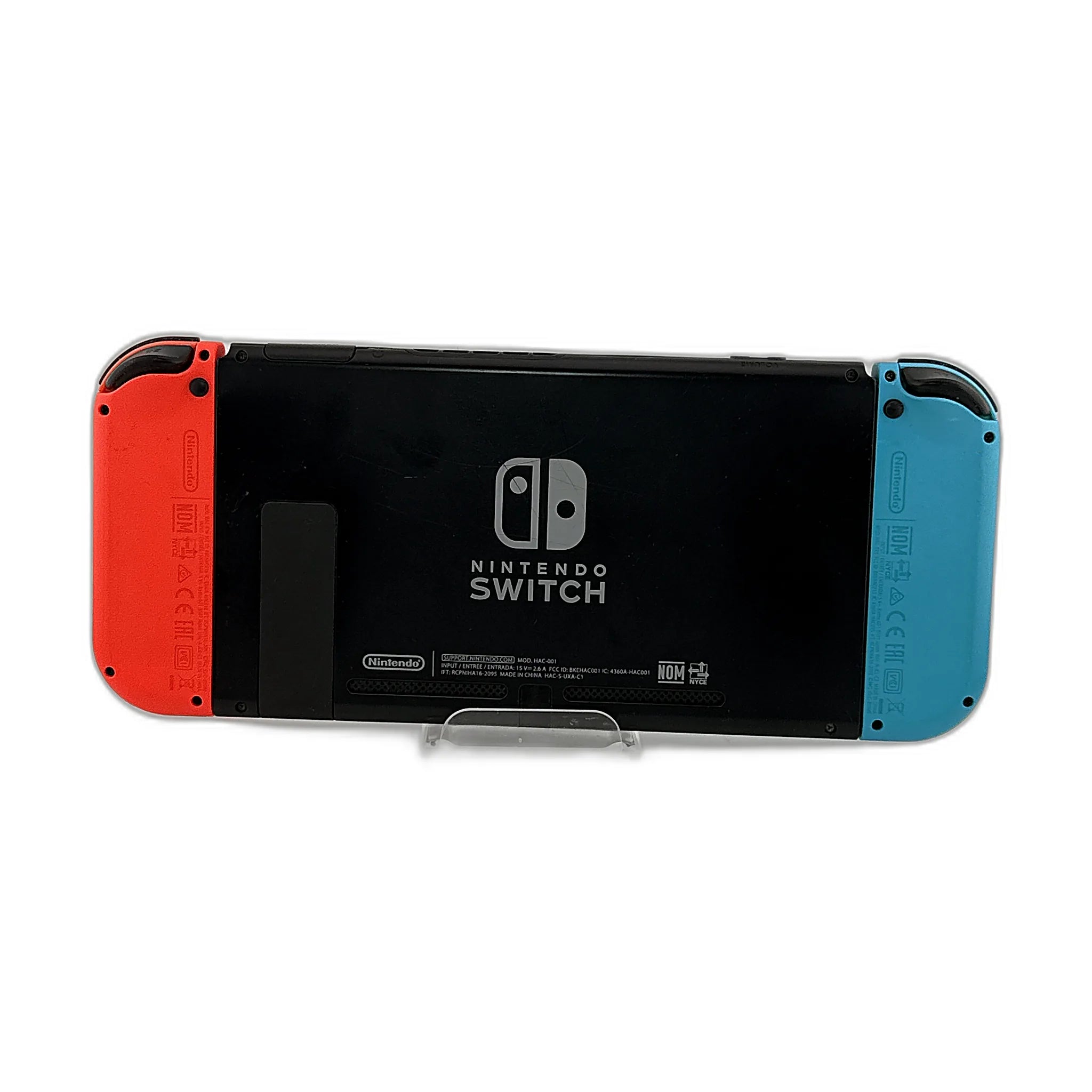 Nintendo Switch with Blue and Red Joy-con