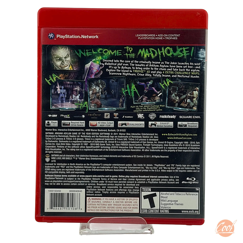Batman: Arkham Asylum [Game of the Year Greatest Hits]