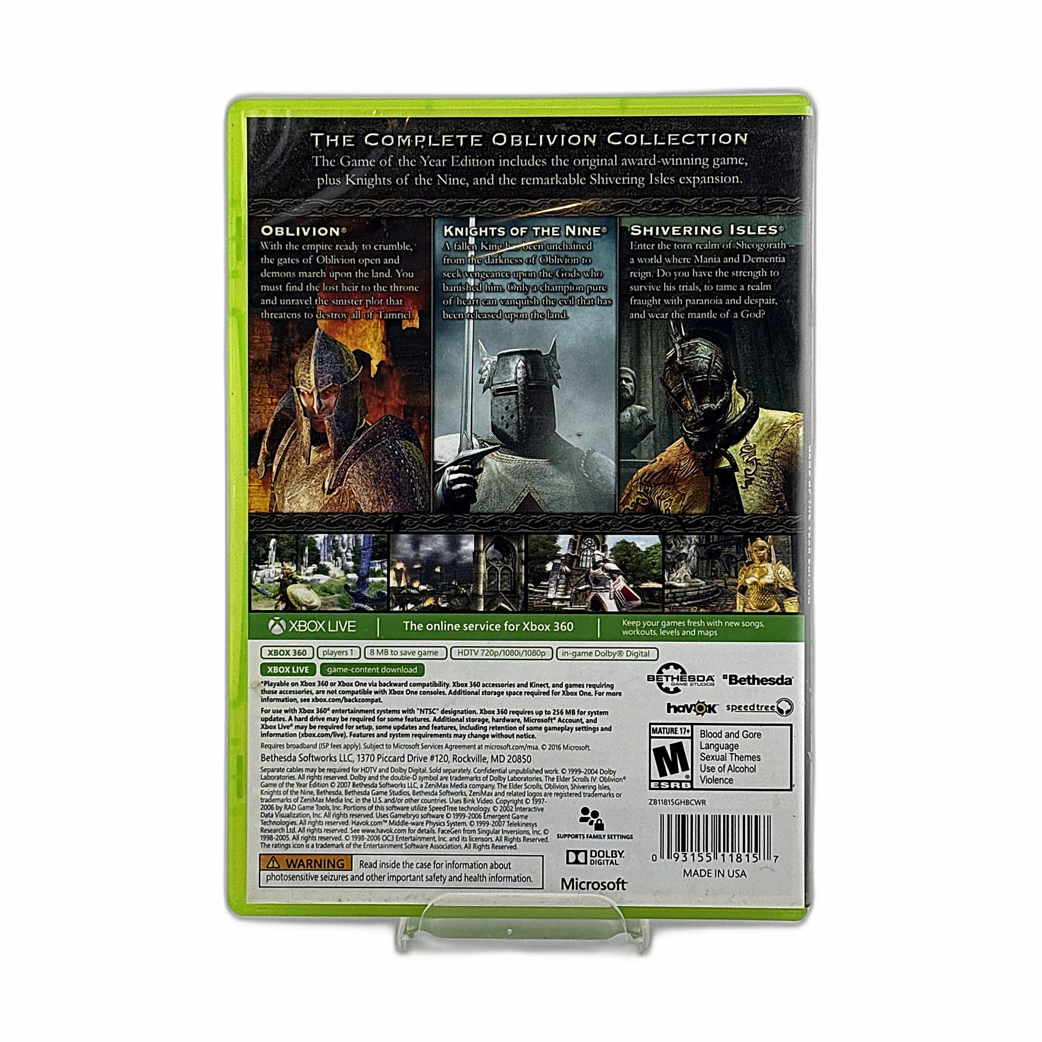 Elder Scrolls IV Oblivion [Game Of The Year Edition Greatest Hits]