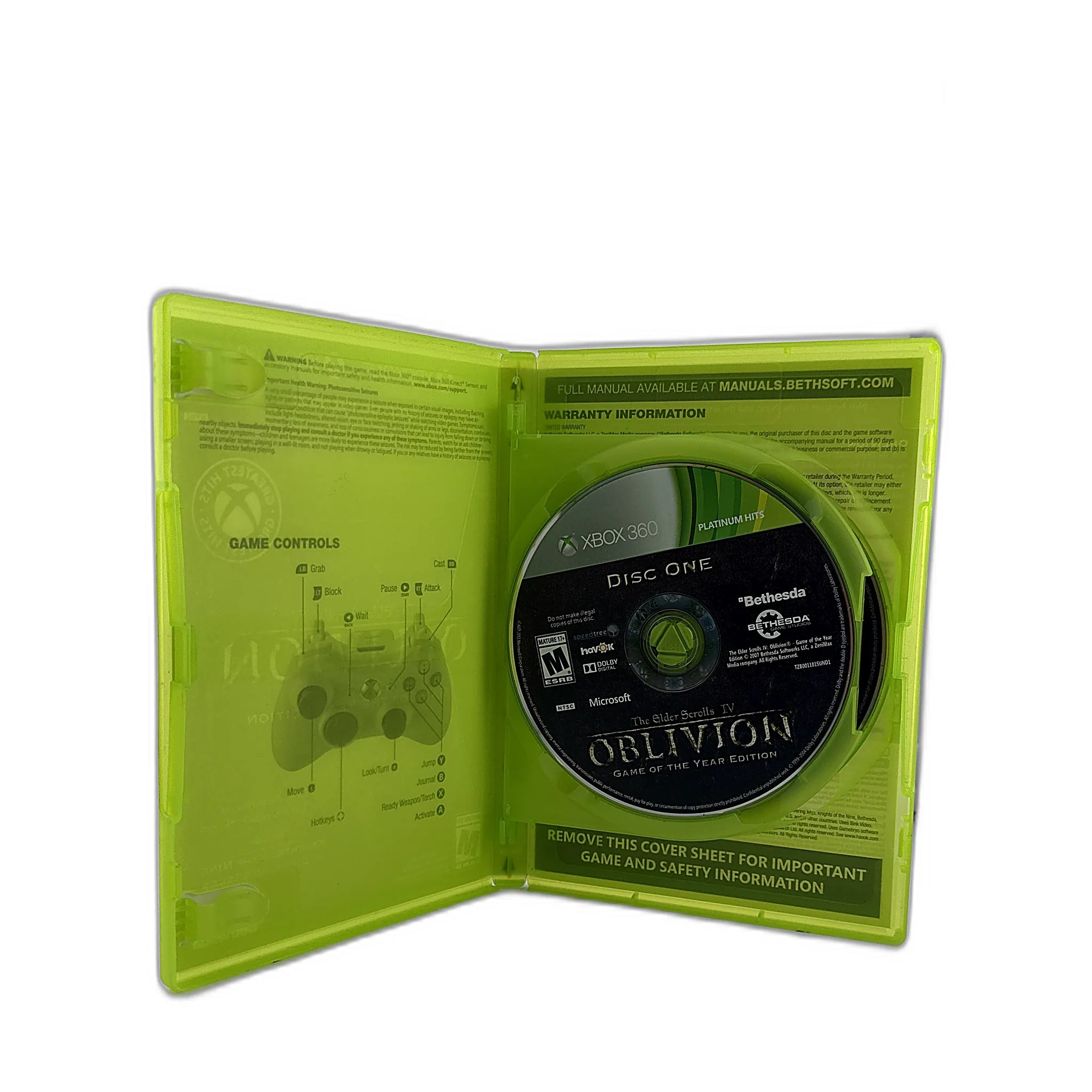 Elder Scrolls IV Oblivion [Game Of The Year Edition Greatest Hits]