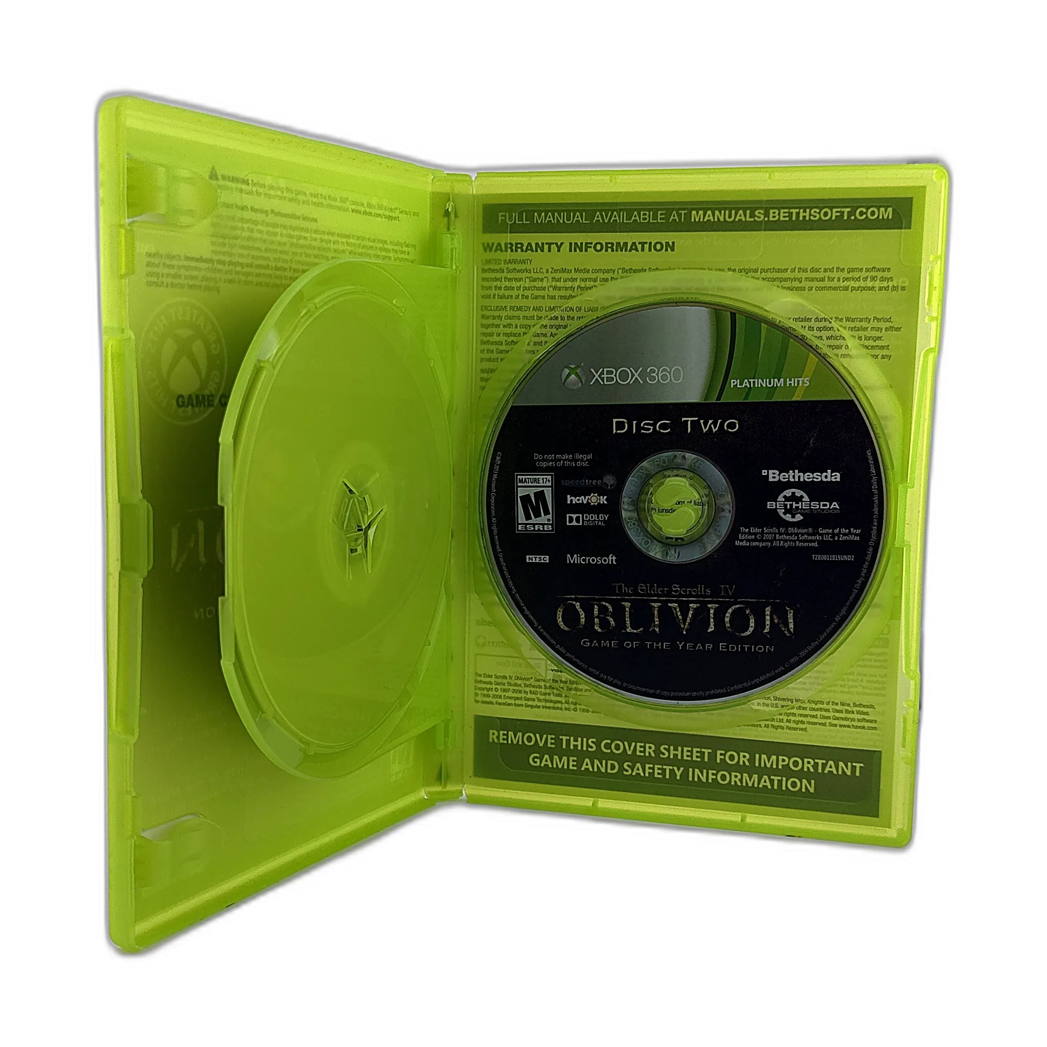 Elder Scrolls IV Oblivion [Game Of The Year Edition Greatest Hits]