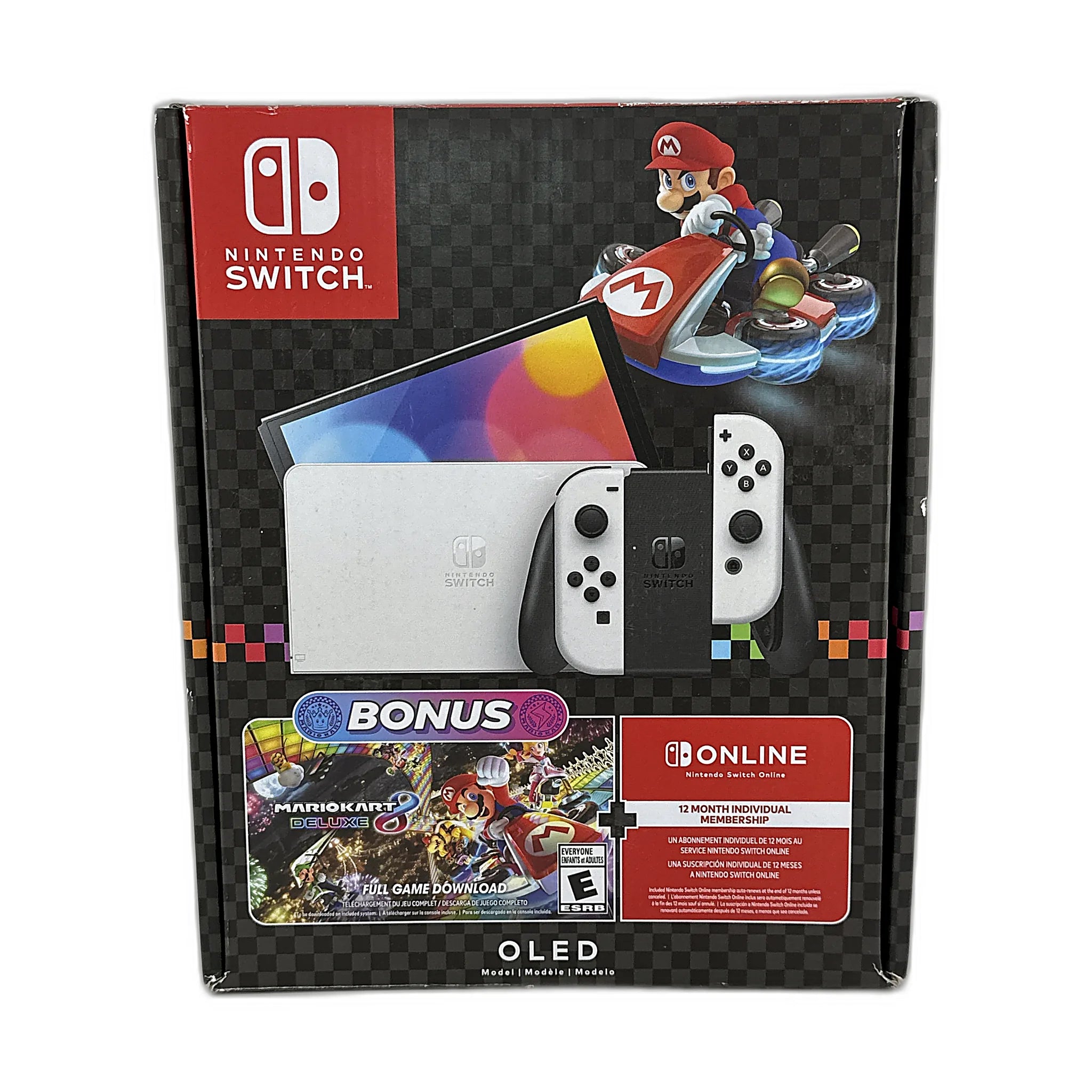 Nintendo Switch OLED [Mario Kart 8 + 12-Month Nintendo Switch Online]