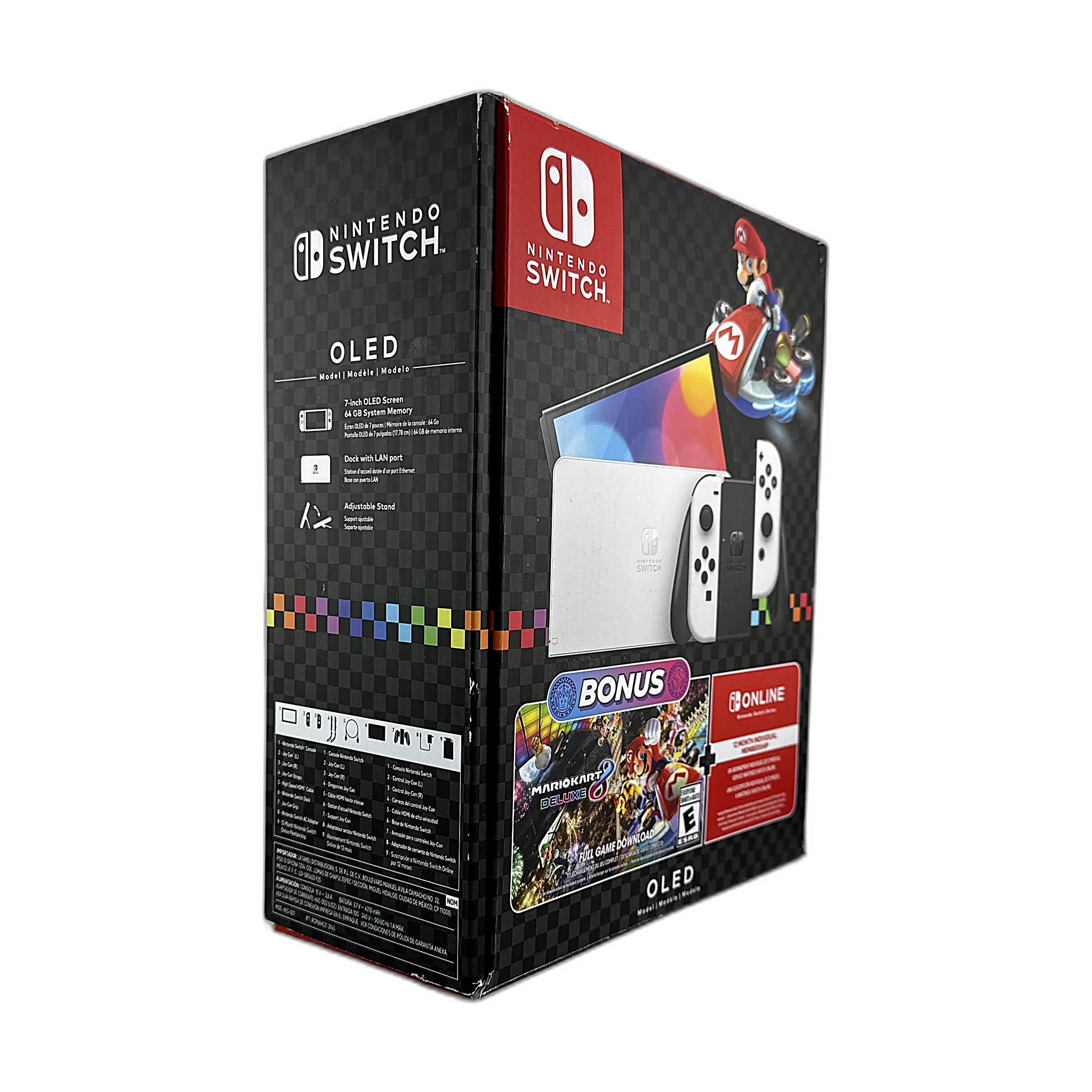 Nintendo Switch OLED [Mario Kart 8 + 12-Month Nintendo Switch Online]