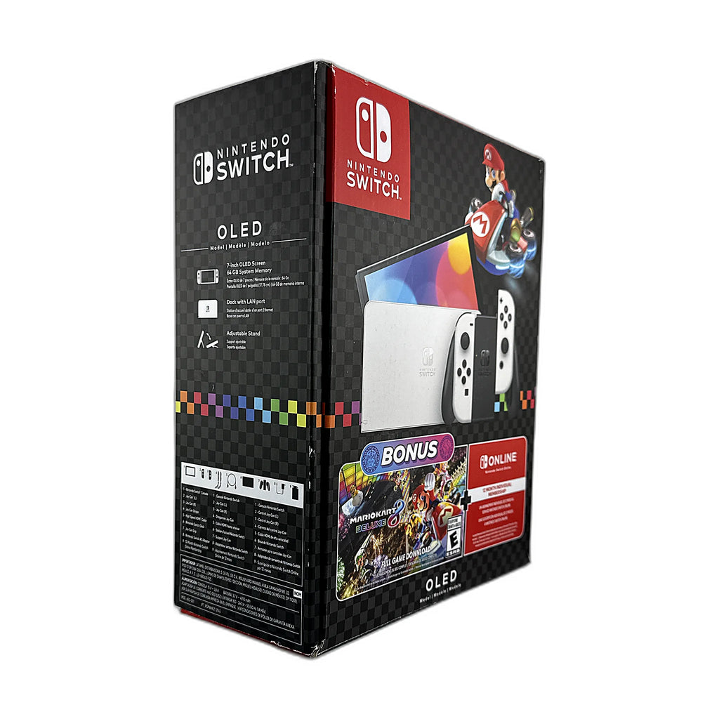 Nintendo Switch OLED [Mario Kart 8 + 12-Month Nintendo Switch Online]
