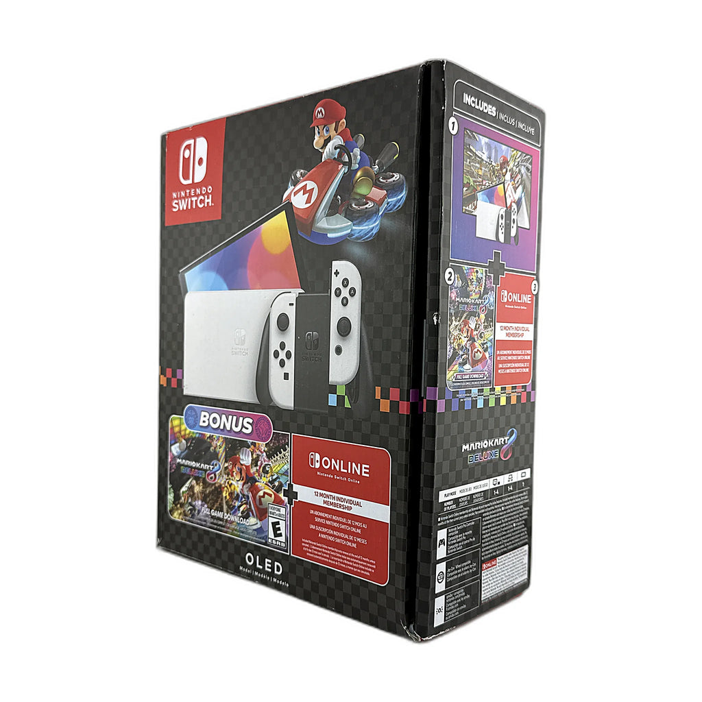 Nintendo Switch OLED [Mario Kart 8 + 12-Month Nintendo Switch Online]