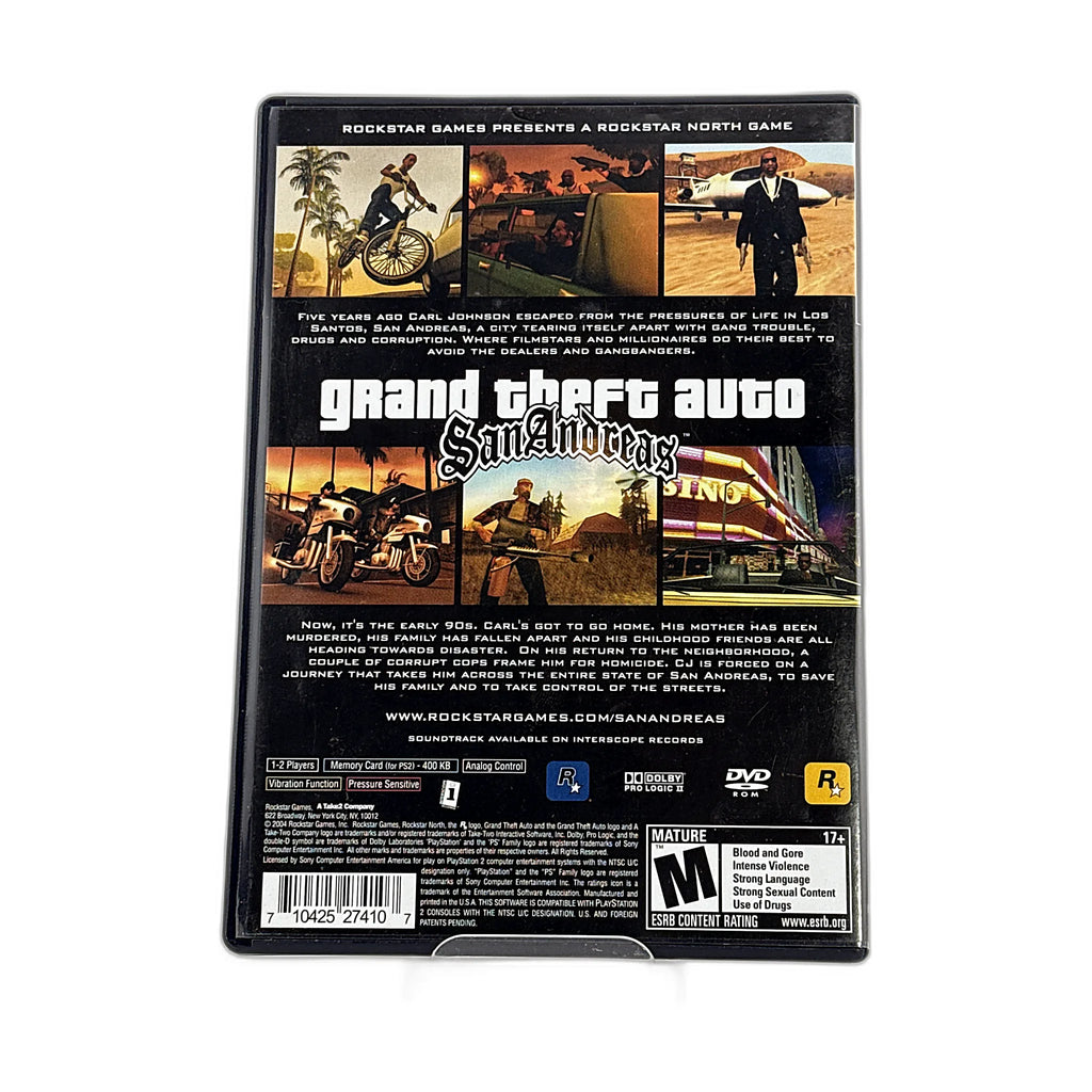 Grand Theft Auto San Andreas [First Print]