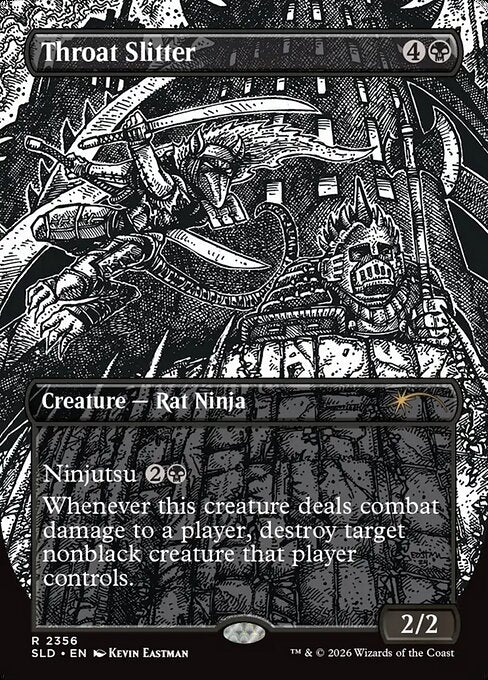 Throat Slitter - Secret Lair Drop #2356 - Borderless Foil — product image