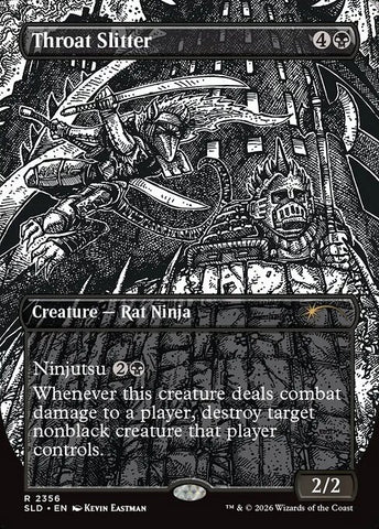 Throat Slitter - Secret Lair Drop #2356 - Borderless Foil