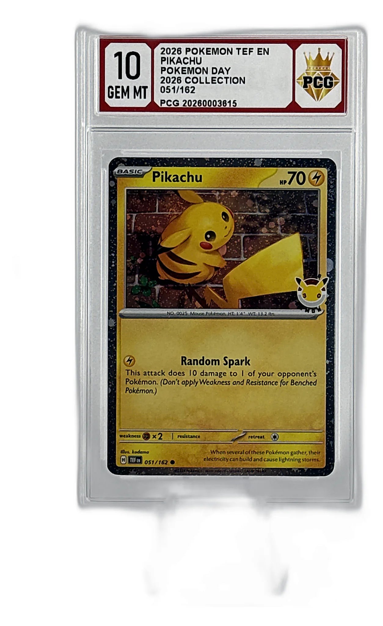 Pikachu (Pokemon Day 2026) - Miscellaneous Cards & Products #051/162 - Foil
