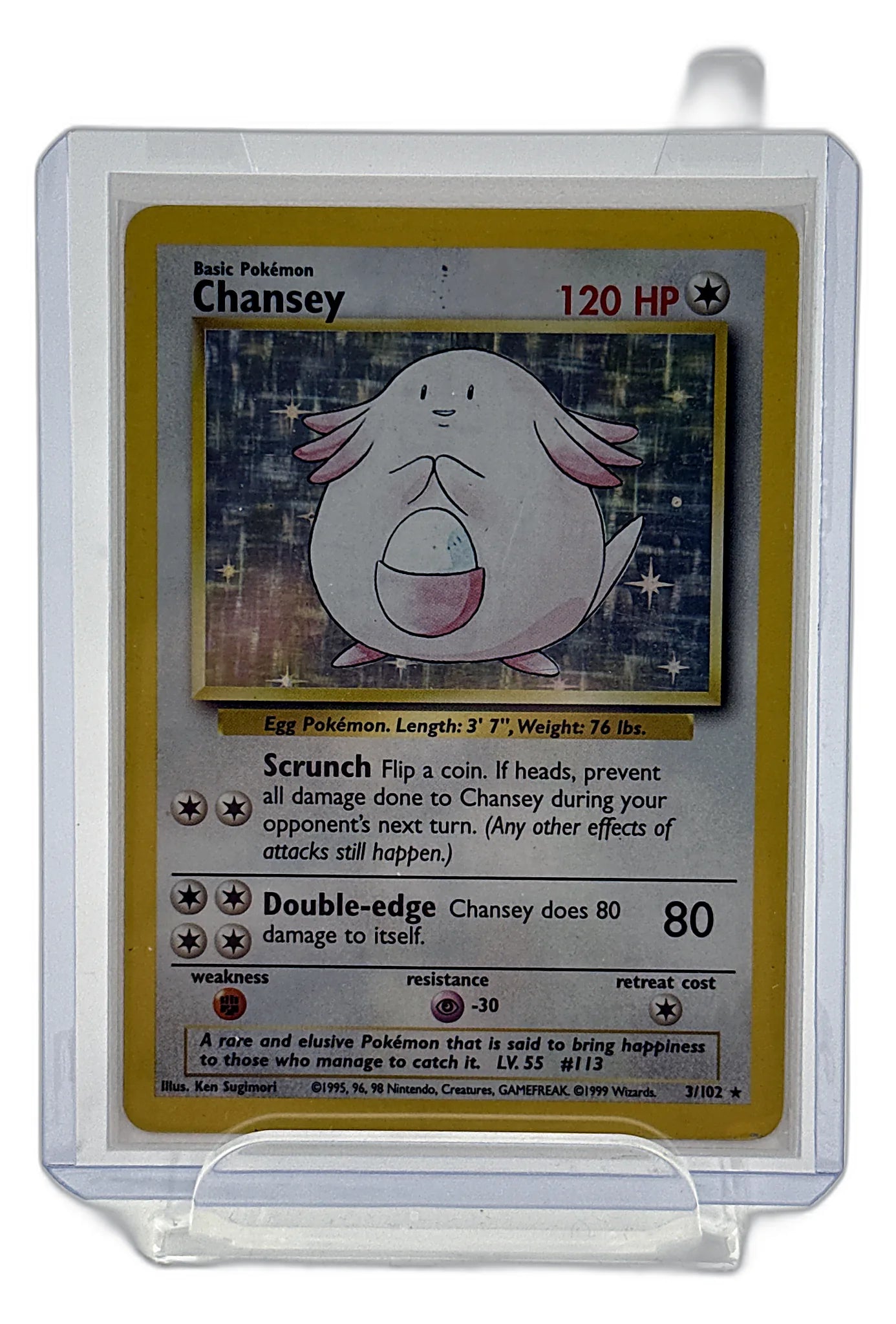 Chansey - Base Set #003/102 - Foil