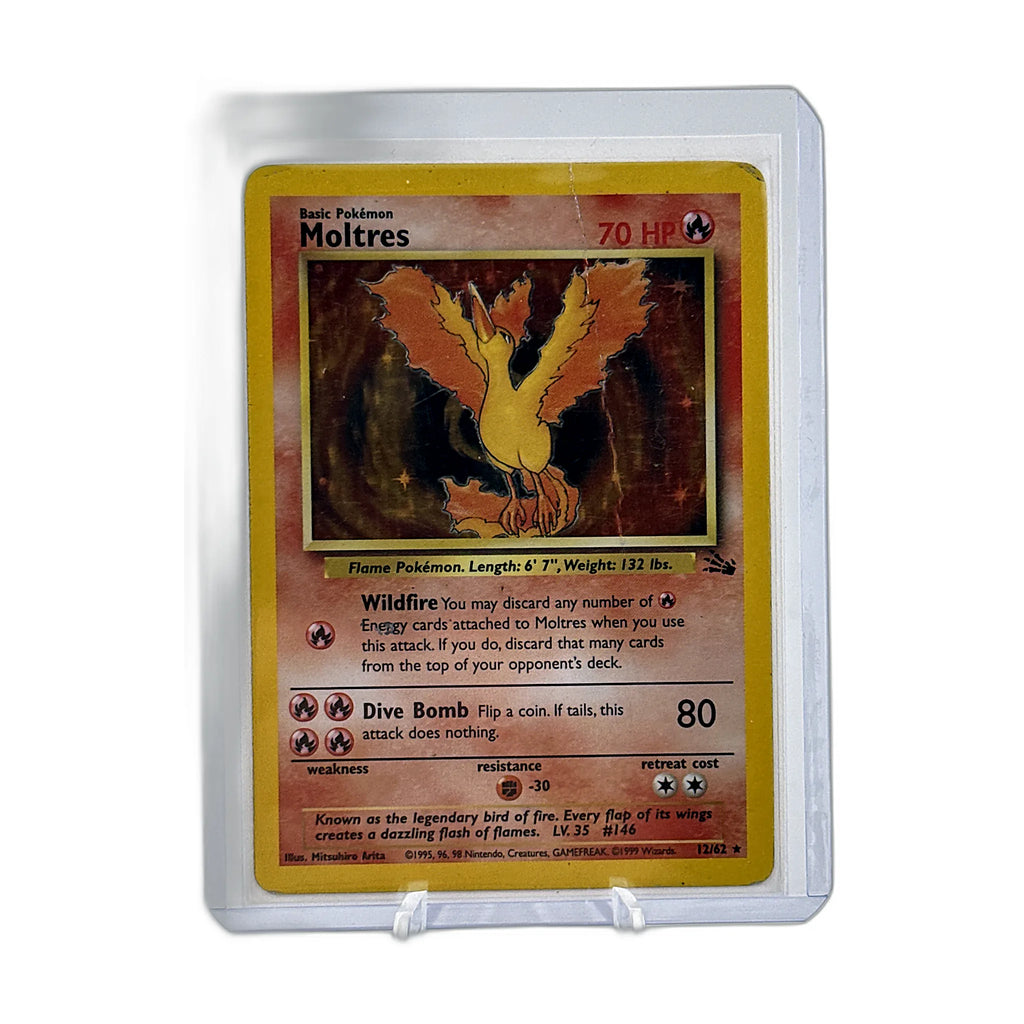 Moltres (12) - Fossil #12/62 - Foil