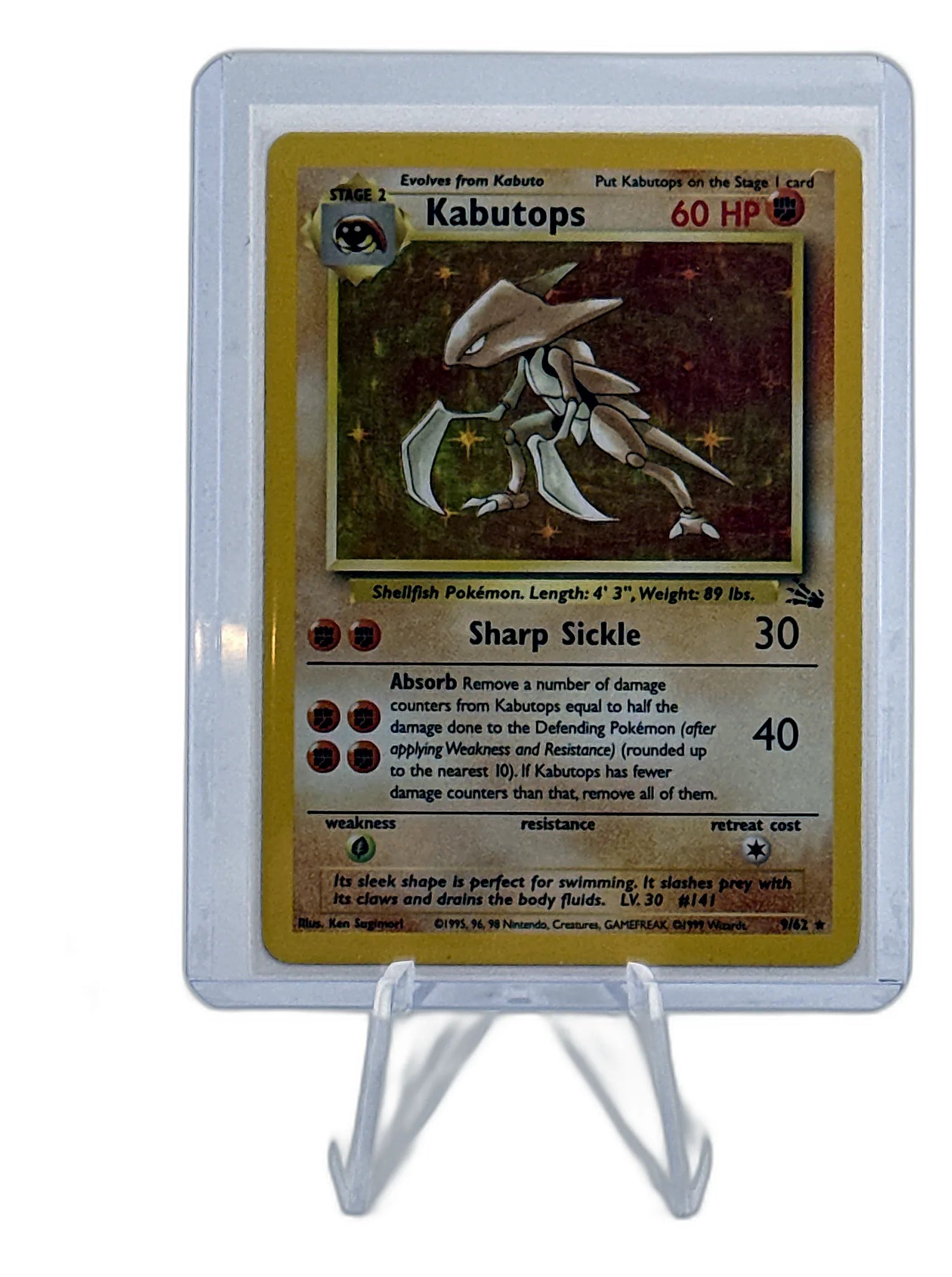 Kabutops (9) - Fossil #09/62 - Foil