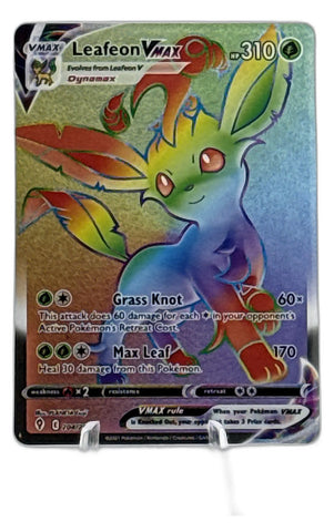 Leafeon VMAX (Secret) - SWSH07: Evolving Skies #204/203 - Foil