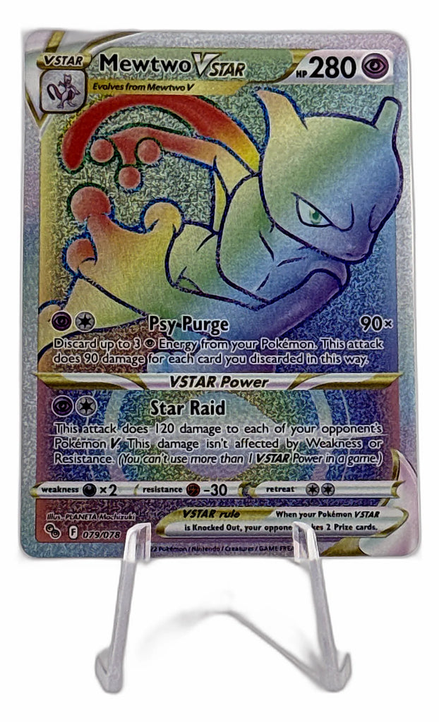 PKQ-277011-FL | Mewtwo VSTAR (79) (Secret) - Pokemon GO #079/078 - Foil | front