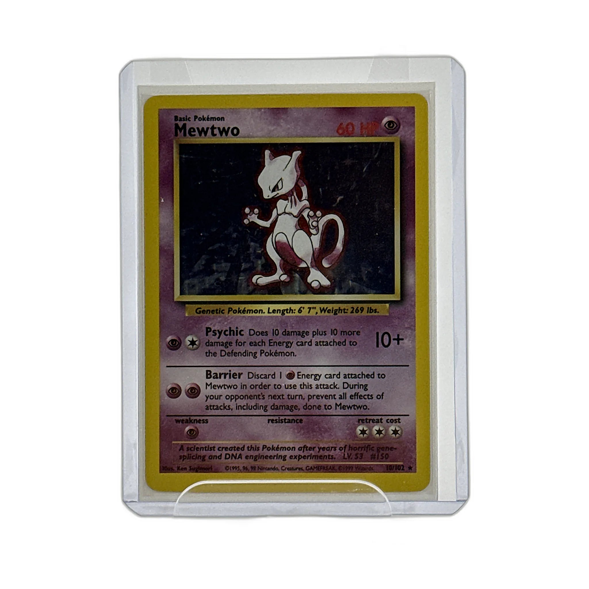 Mewtwo - #10/102 - Base Set (LP)