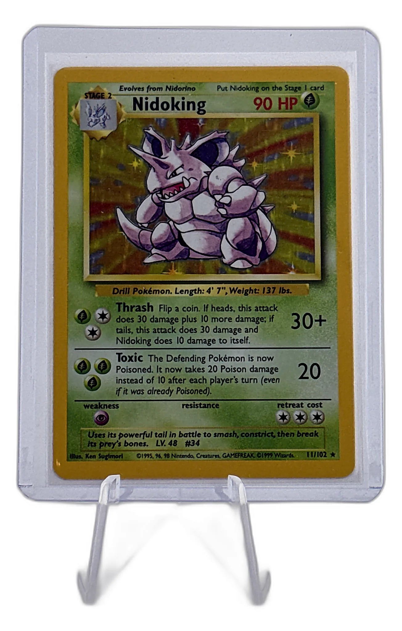 Nidoking - Base Set #011/102 - Foil