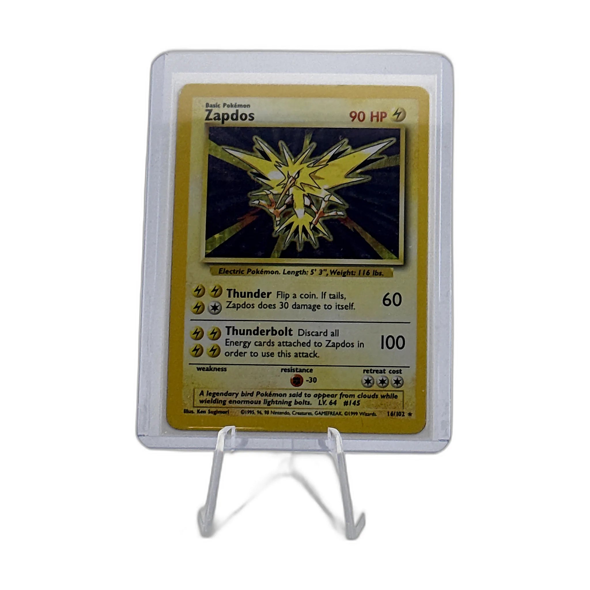 Zapdos - #16/102 - Base Set (LP)