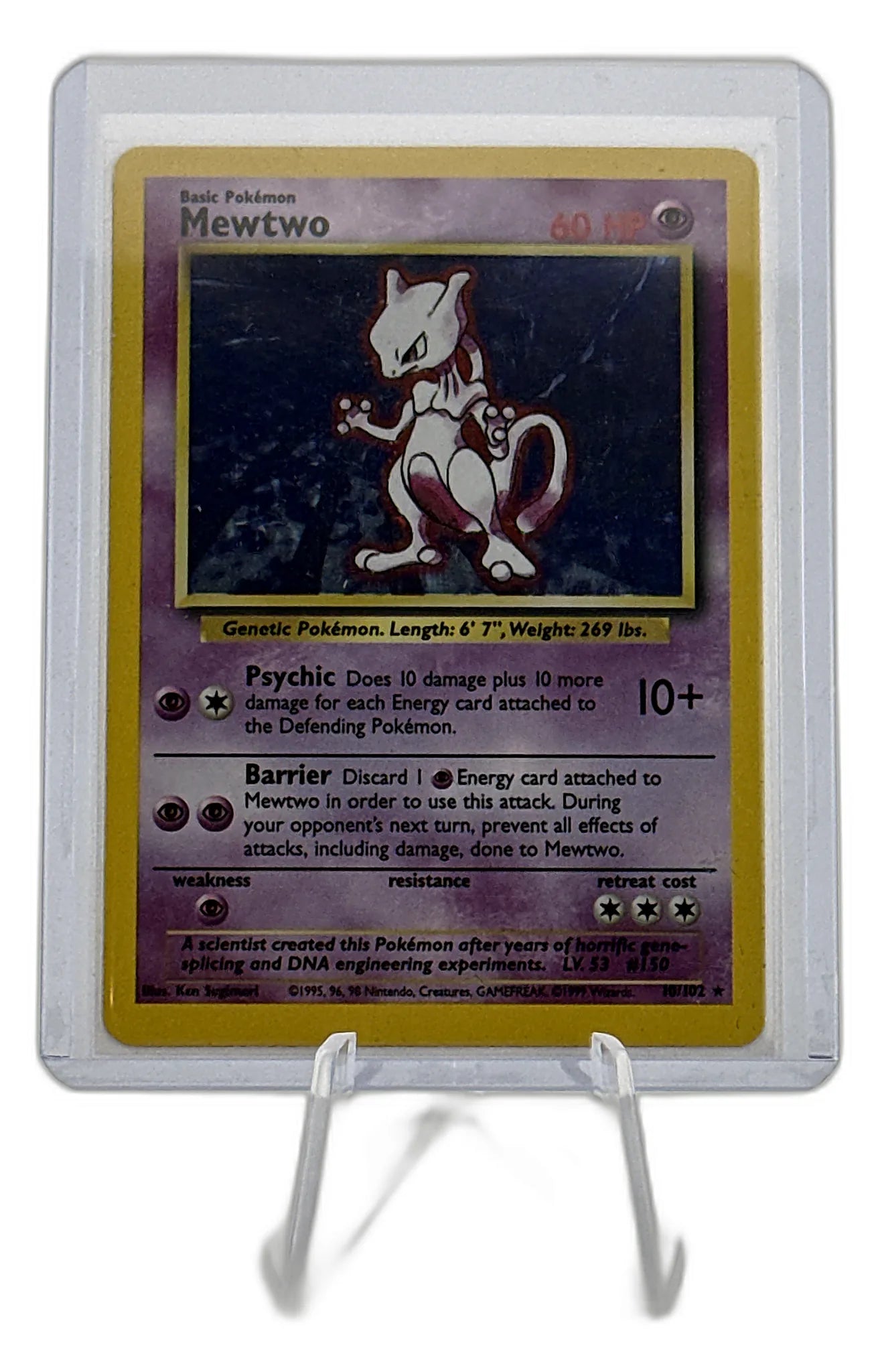 Mewtwo - Base Set 2 #010/130 - Foil