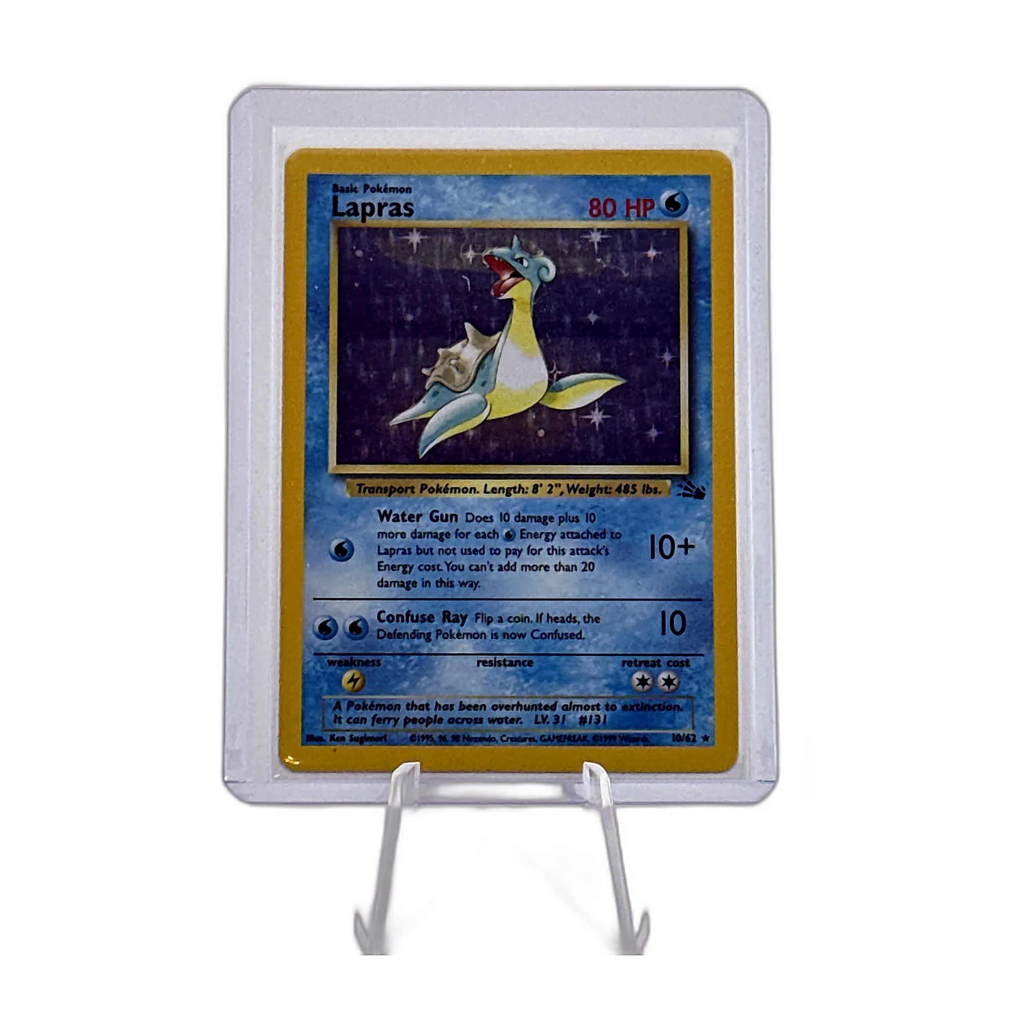 Lapras (10) - Fossil #10/62 - Foil