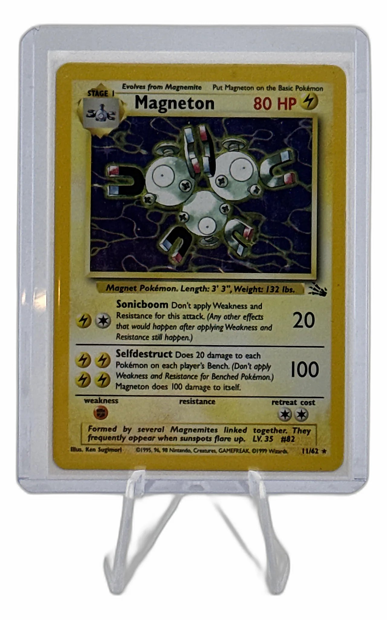 Magneton (11) - Fossil #11/62 - Foil