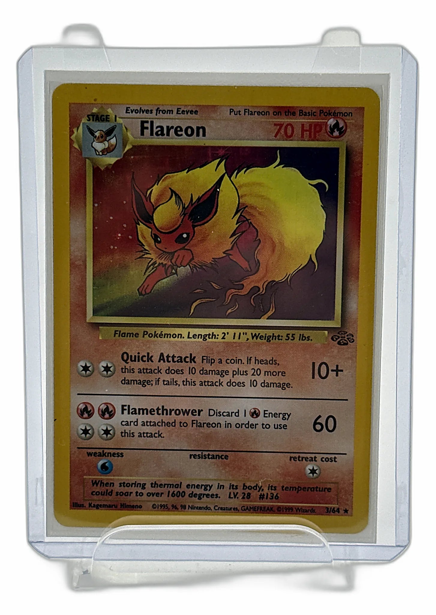 Flareon (3) - Jungle #03/64 - Foil