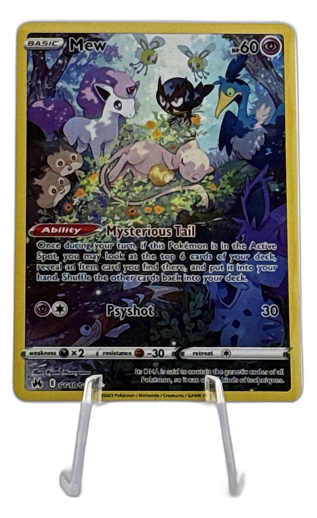 PKQ-478027-FL | Mew - SWSH: Crown Zenith: Galarian Gallery #GG10/GG70 - Foil | front