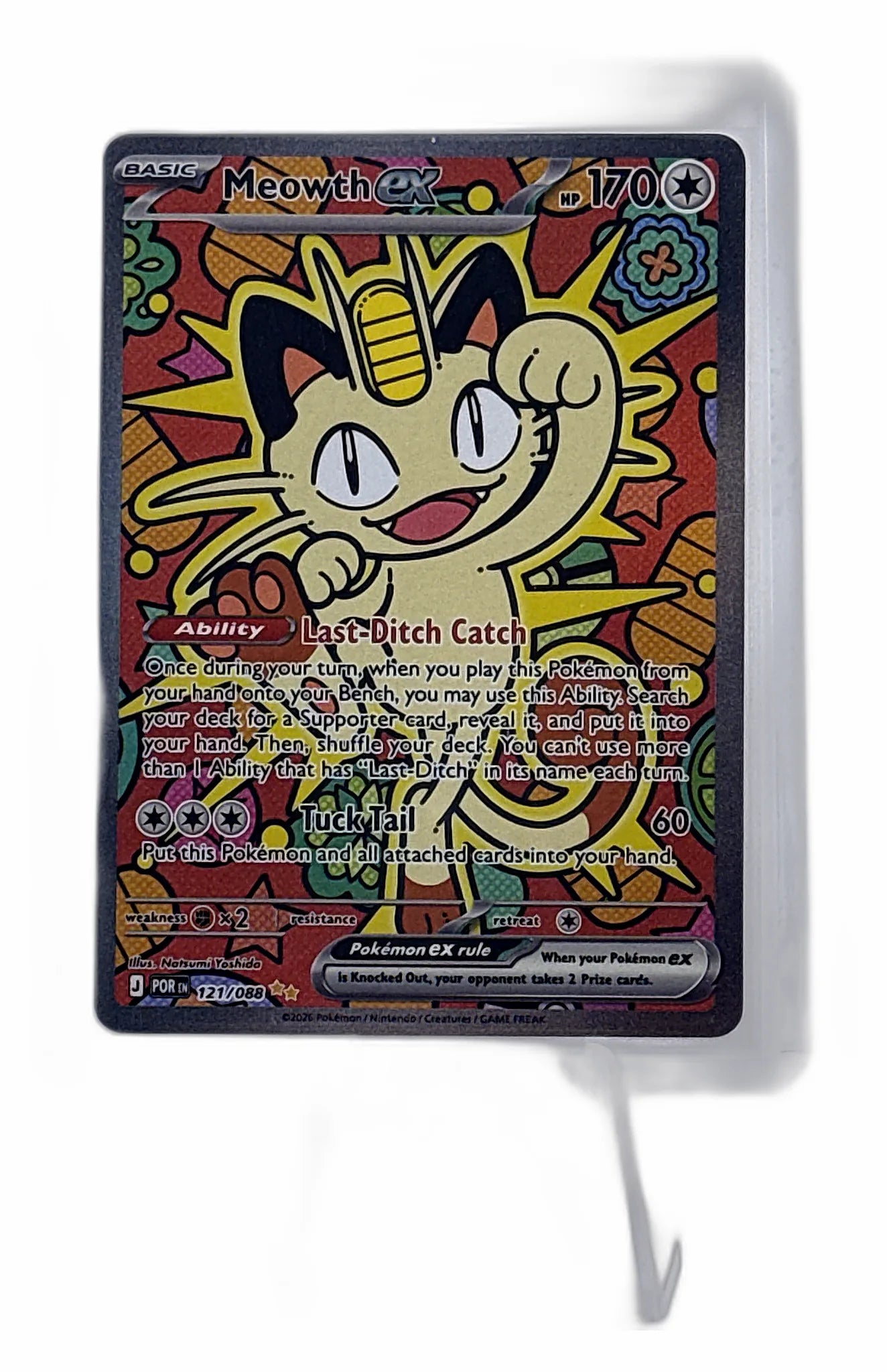 Meowth ex - 121/088 - ME03: Perfect Order #121/088 - Foil