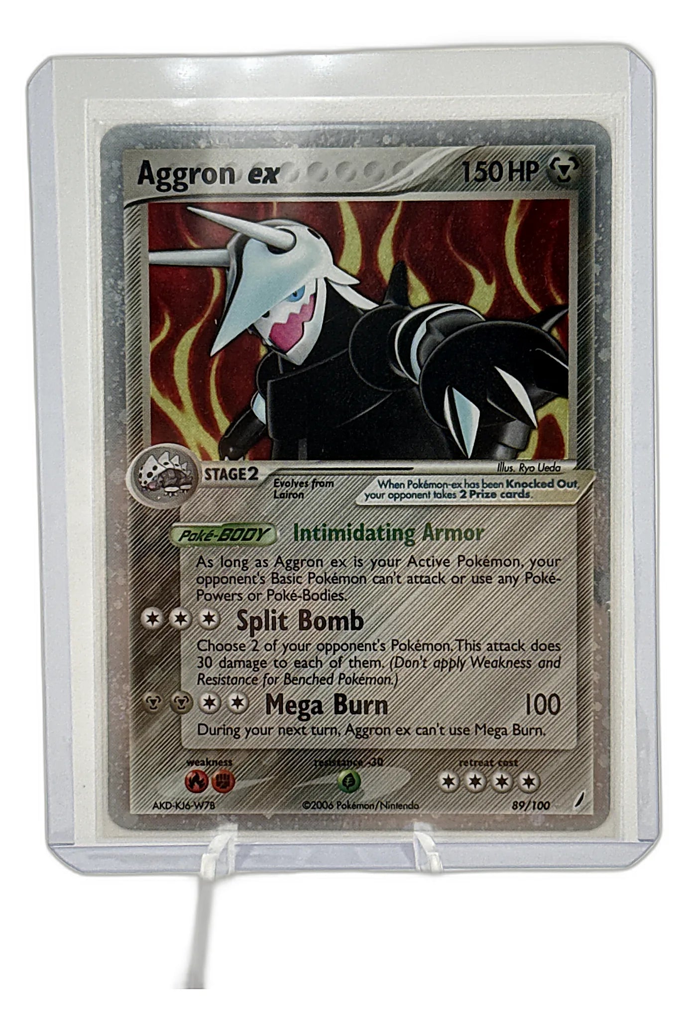 Aggron ex - EX Crystal Guardians #89/100 - Foil