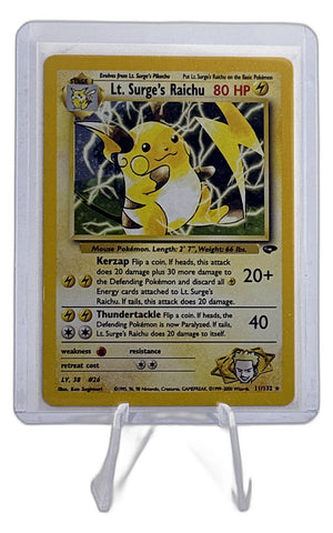 Lt. Surge's Raichu - Gym Challenge #011/132 - Foil