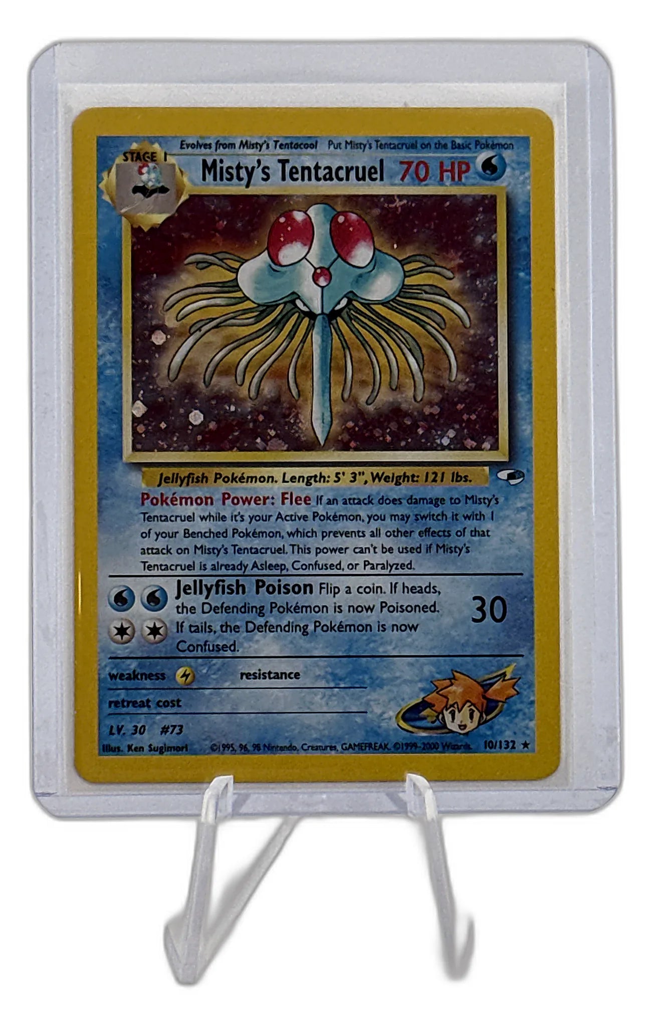 Misty's Tentacruel - Gym Heroes #010/132 - Foil