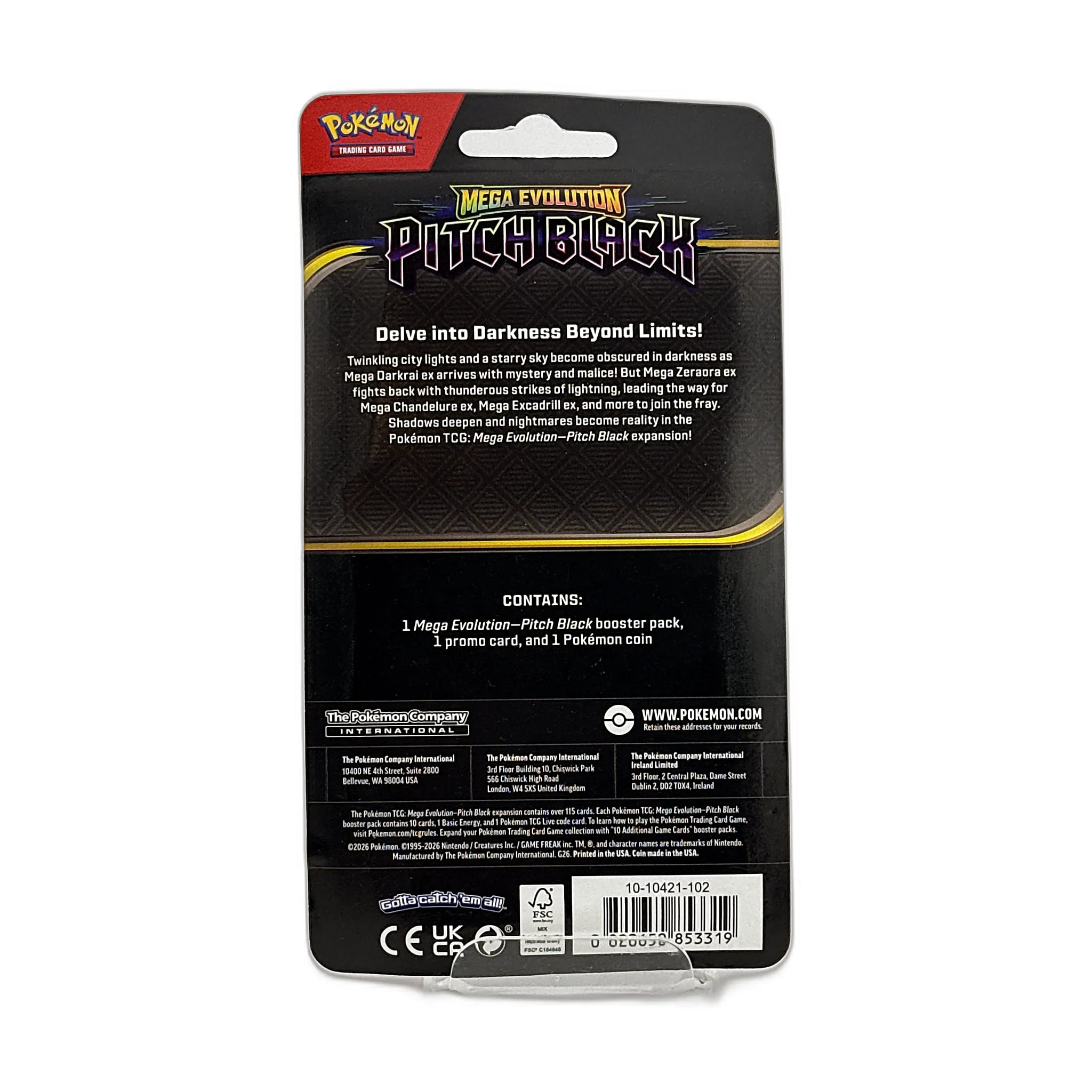 Pitch Black Single Pack Blister [Slowpoke]