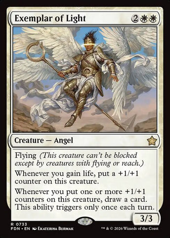 Exemplar of Light - Foundations #733 - Non-Foil