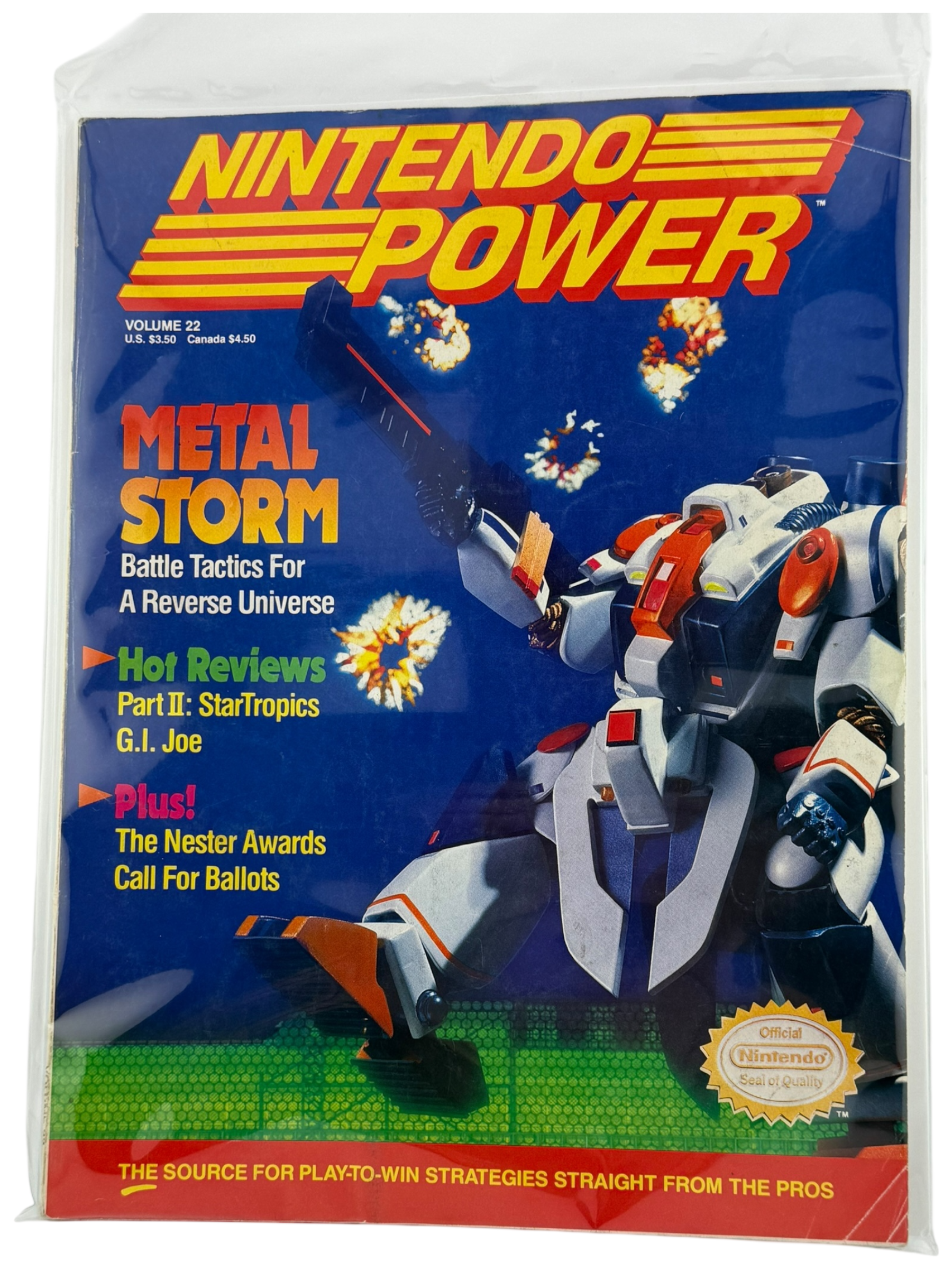 Nintendo Power – Metal Storm [Volume 22, No Poster]
