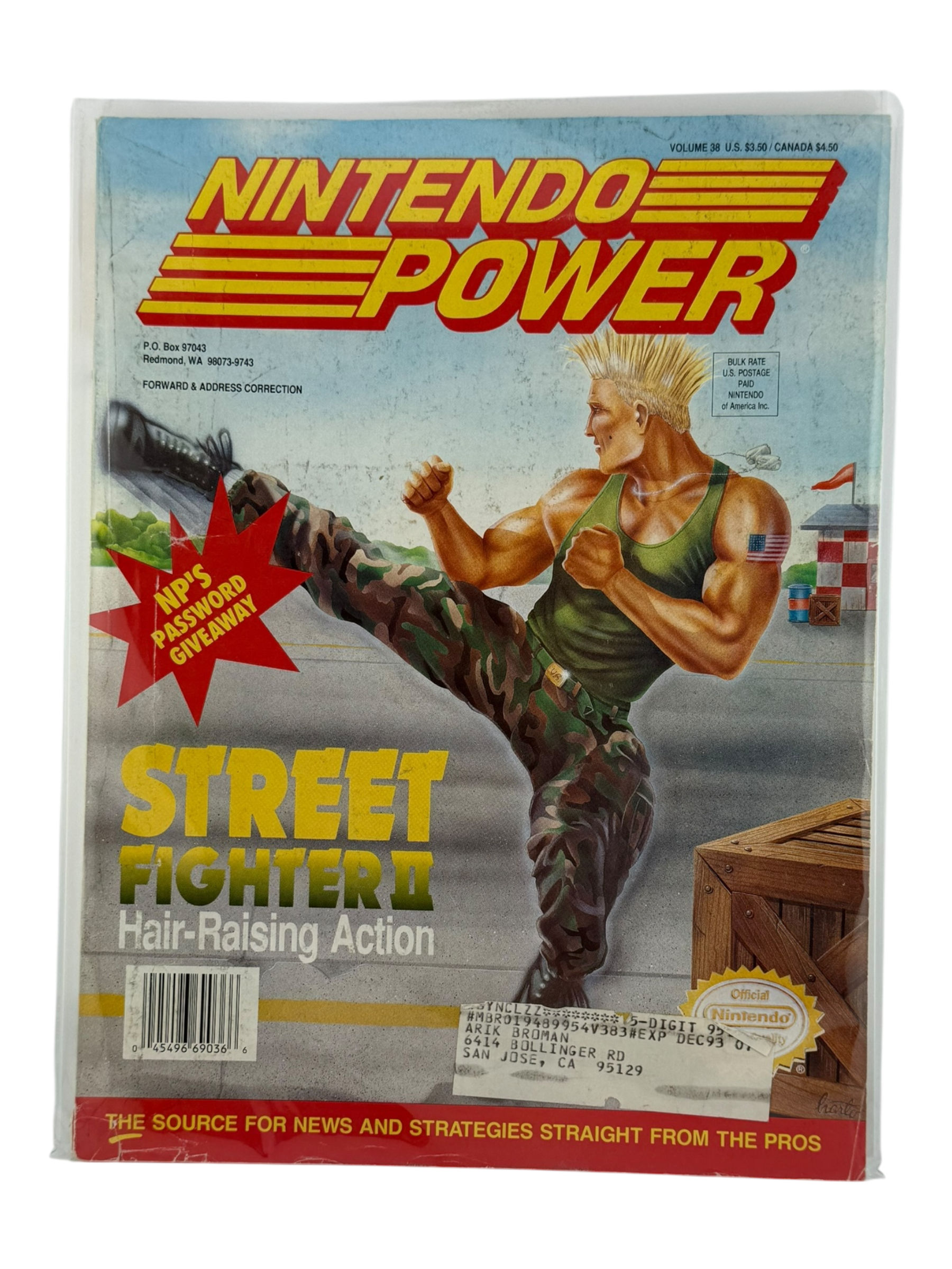 Nintendo Power – Street Fighter II [Volume 38 with Poster]