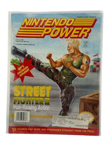 Nintendo Power – Street Fighter II [Volume 38 with Poster]