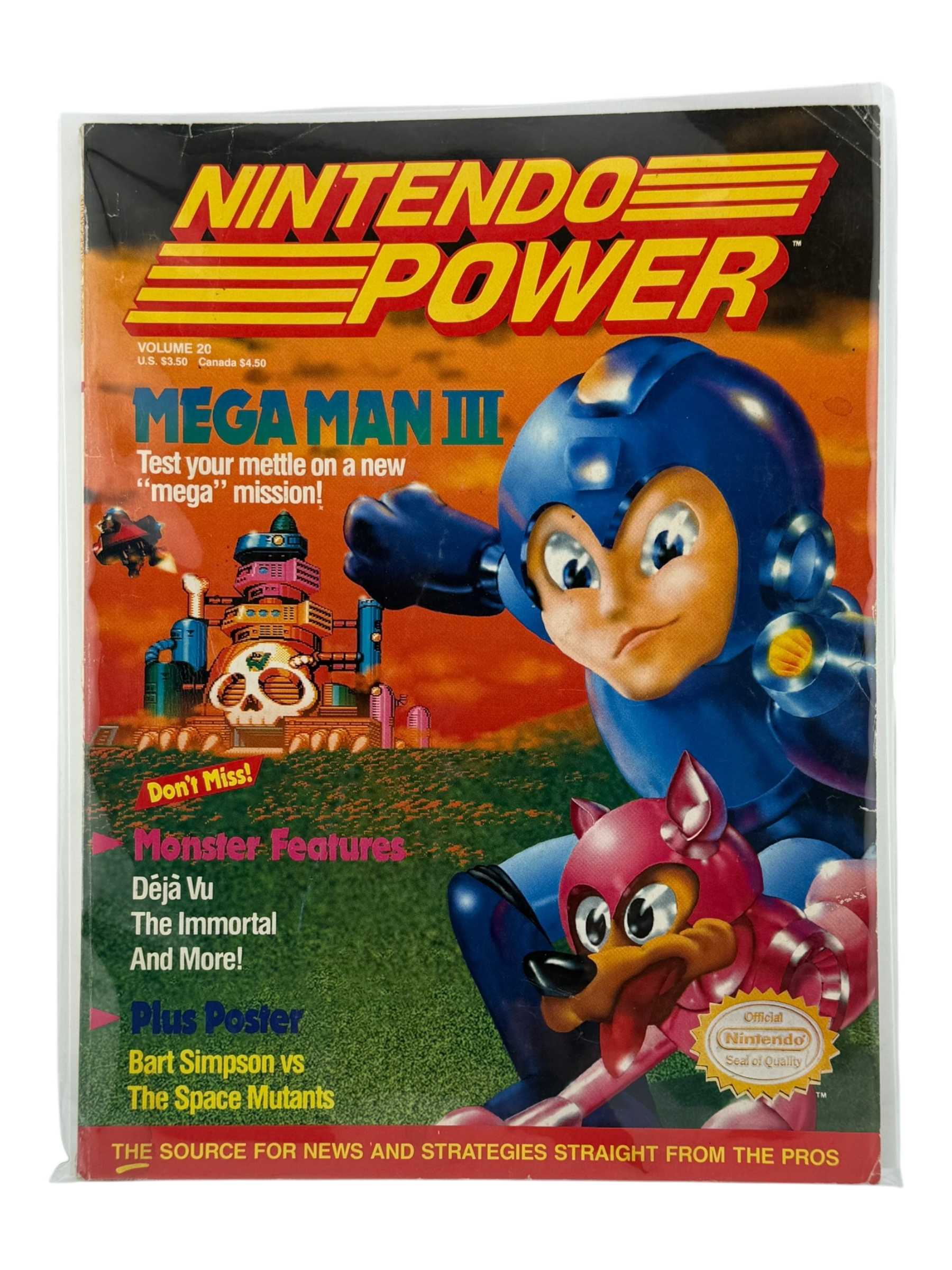 Nintendo Power – Mega Man III [Volume 20 with Poster]
