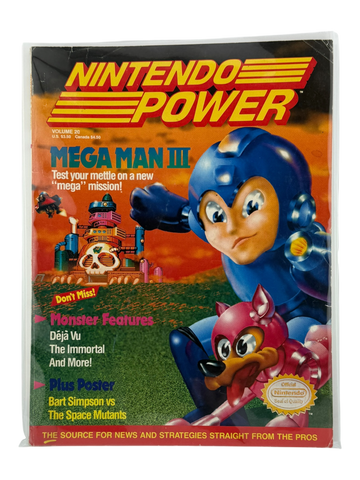 Nintendo Power – Mega Man III [Volume 20 with Poster]
