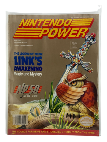 Nintendo Power – The Legend of Zelda: Link’s Awakening [Volume 50 with Poster]
