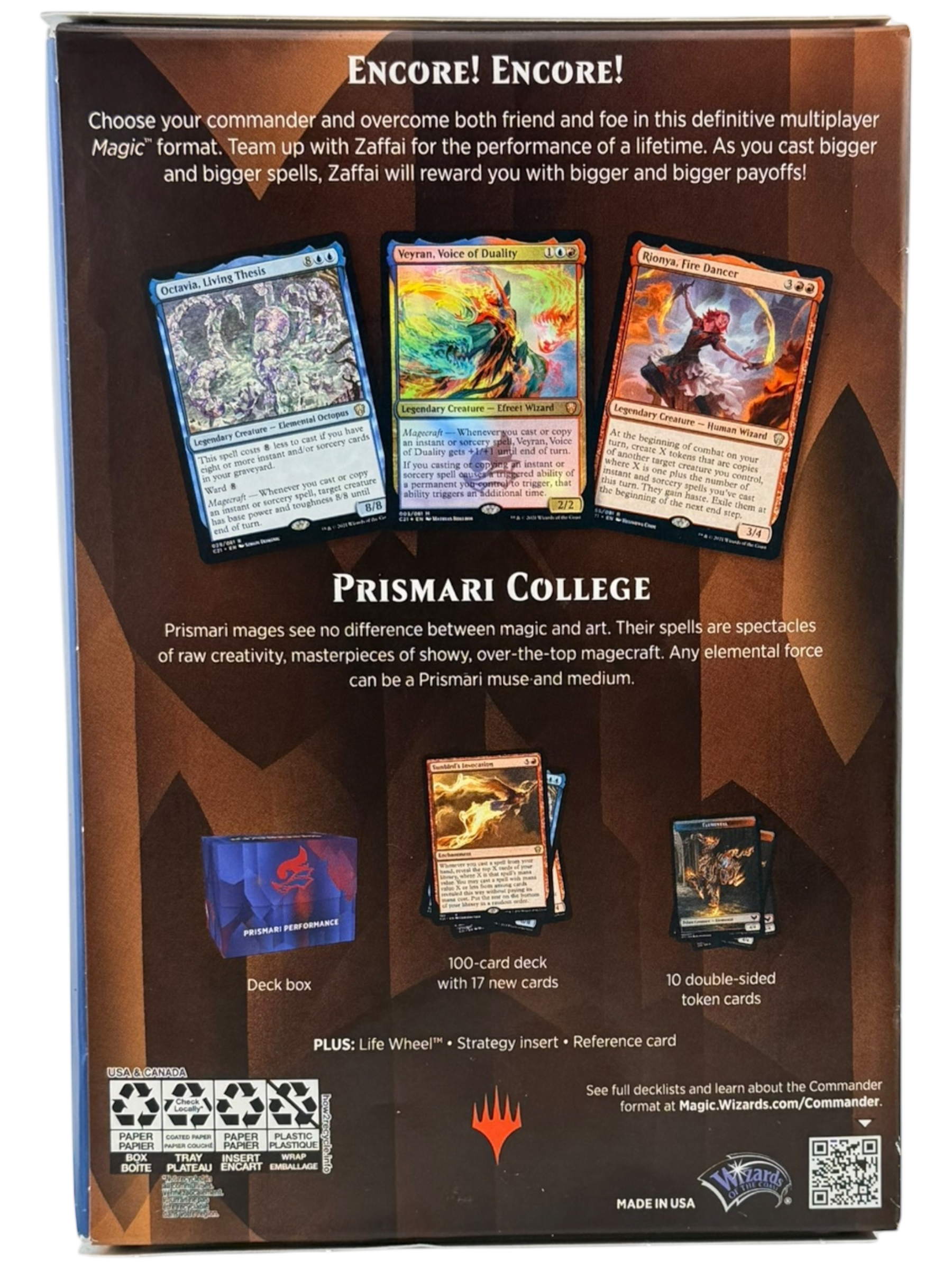 Commander 2021 Deck - Prismari Performance