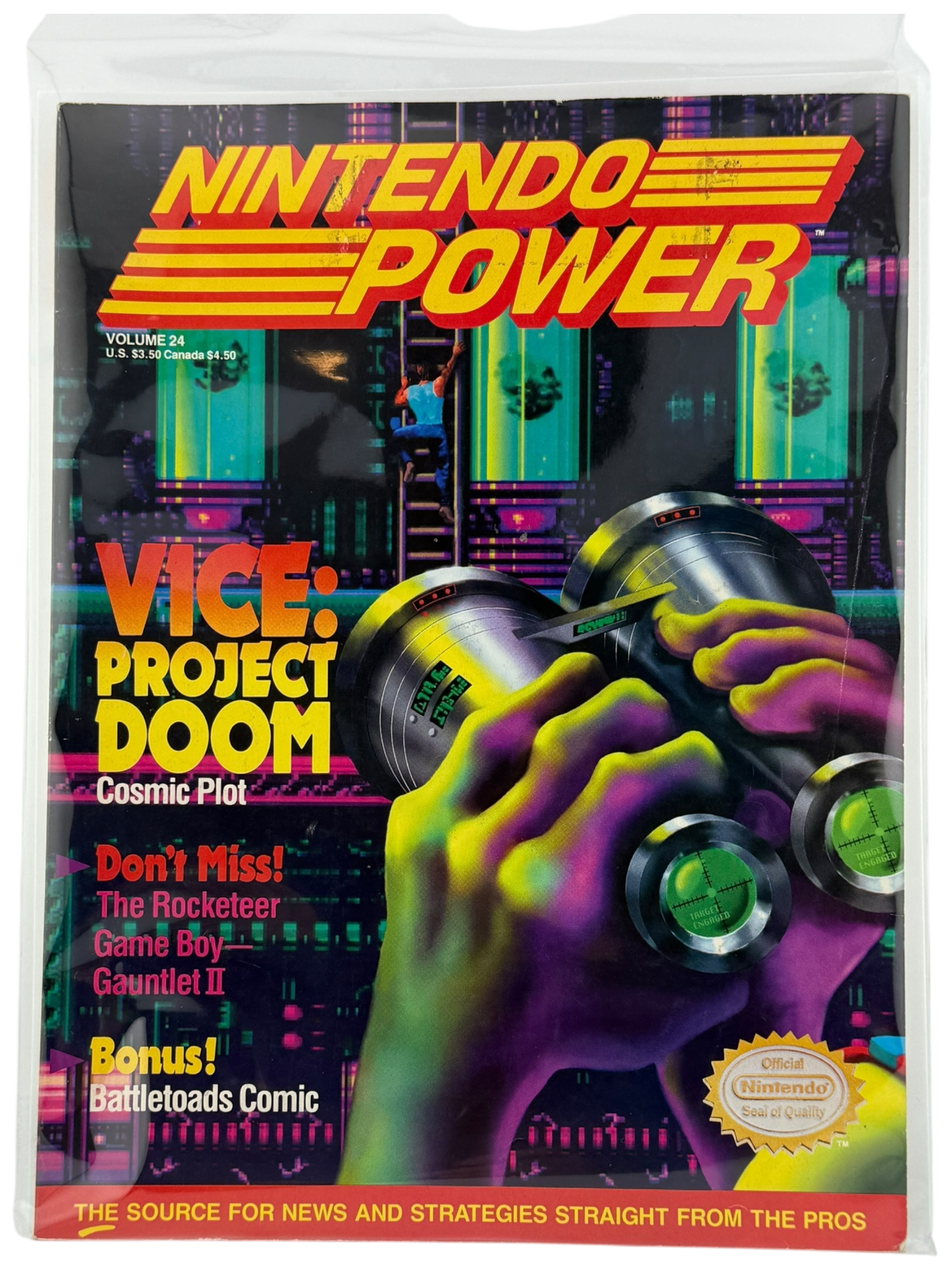 Nintendo Power – Vice: Project Doom [Volume 24, No Poster]