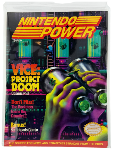 Nintendo Power – Vice: Project Doom [Volume 24, No Poster]