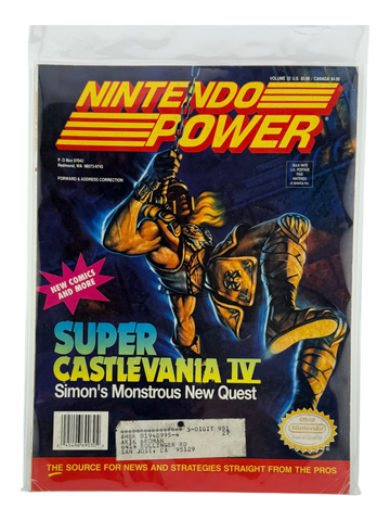 Nintendo Power – Super Castlevania IV [Volume 32 with Poster]