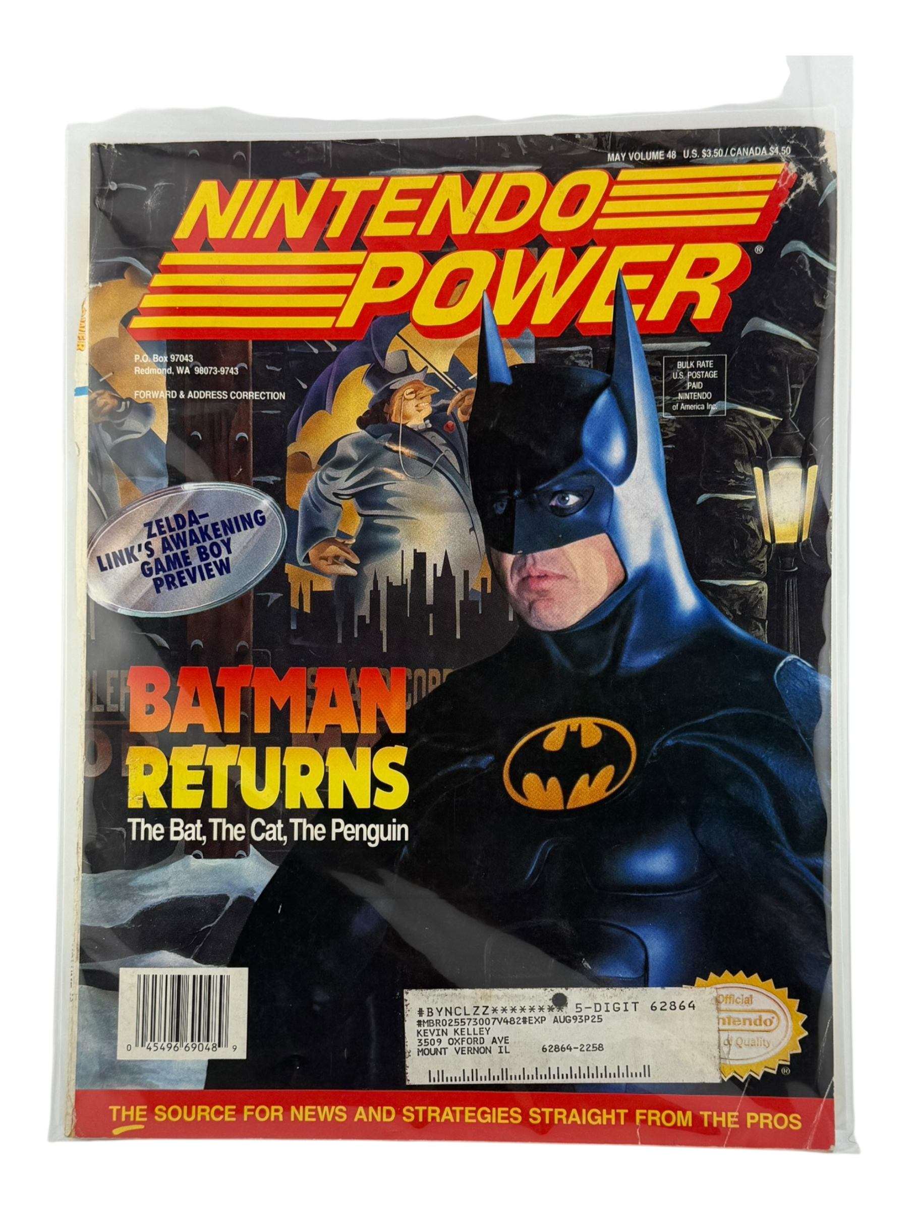 Nintendo Power – Batman Returns [Volume 48 with Poster]
