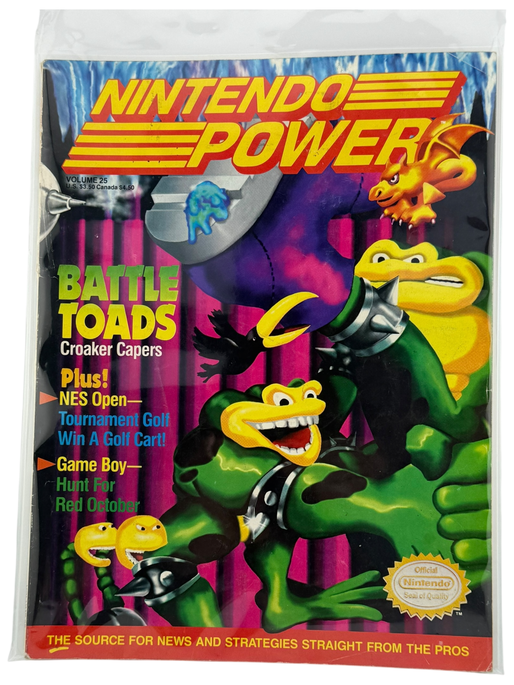 Nintendo Power – Battletoads [Volume 25, No Poster]