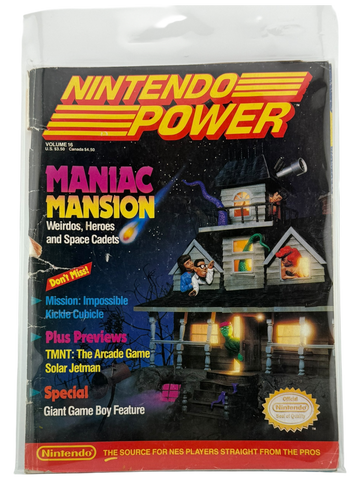 Nintendo Power – Maniac Mansion [Volume 16, No Poster]